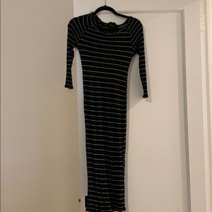 Pea in the pod - Knee length waffle 3/4 dress
